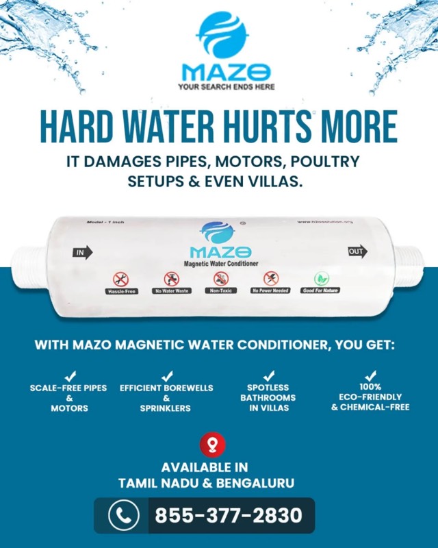 Eco-friendly water treatment
